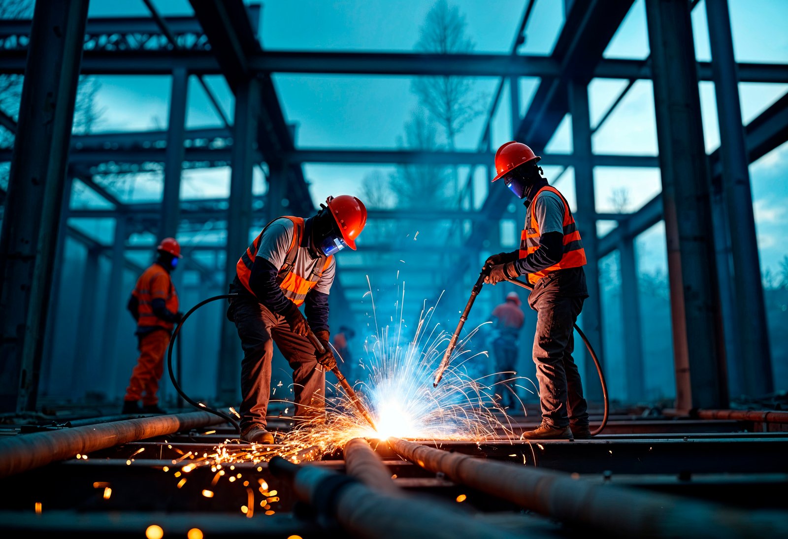 Precision metalwork detail